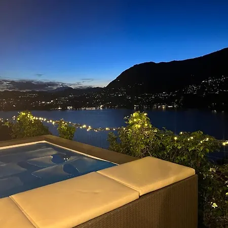 Villa Como, Jacuzzi Spa And Private Pool Blevio Exterior foto